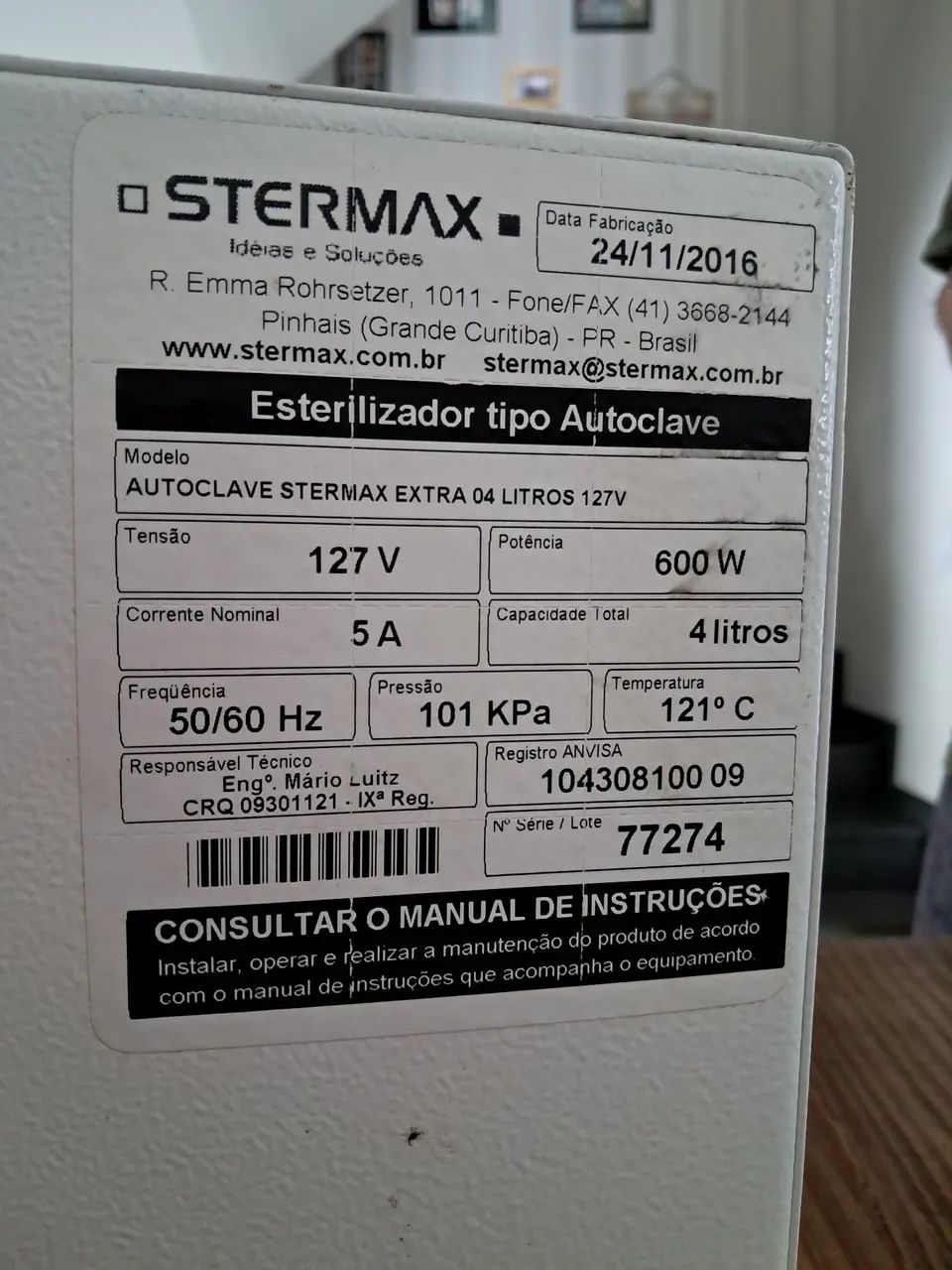 Autoclave stermax 4 litros - Foto 4