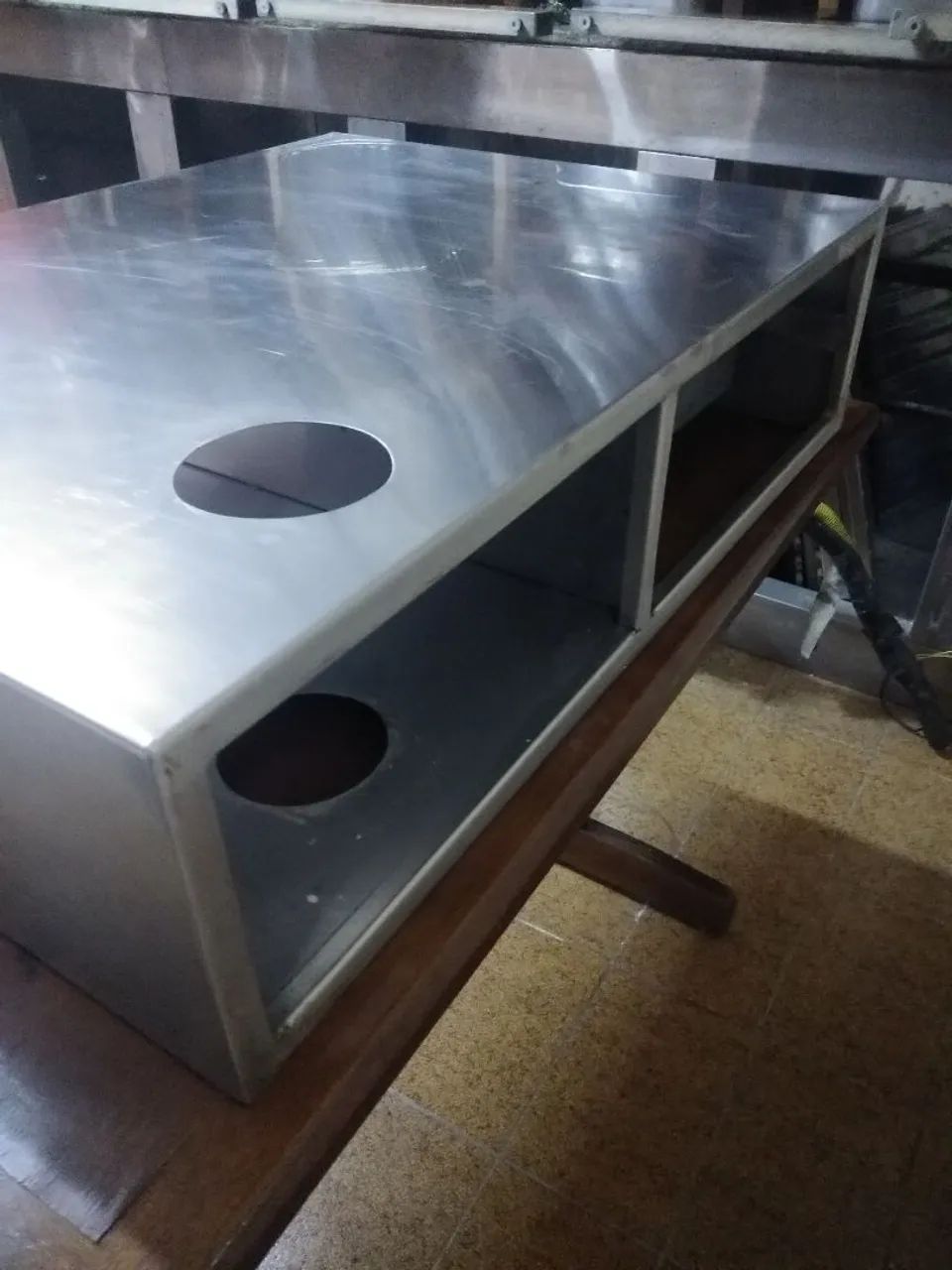 Gaveta em inox para maq de café expresso - Foto 2