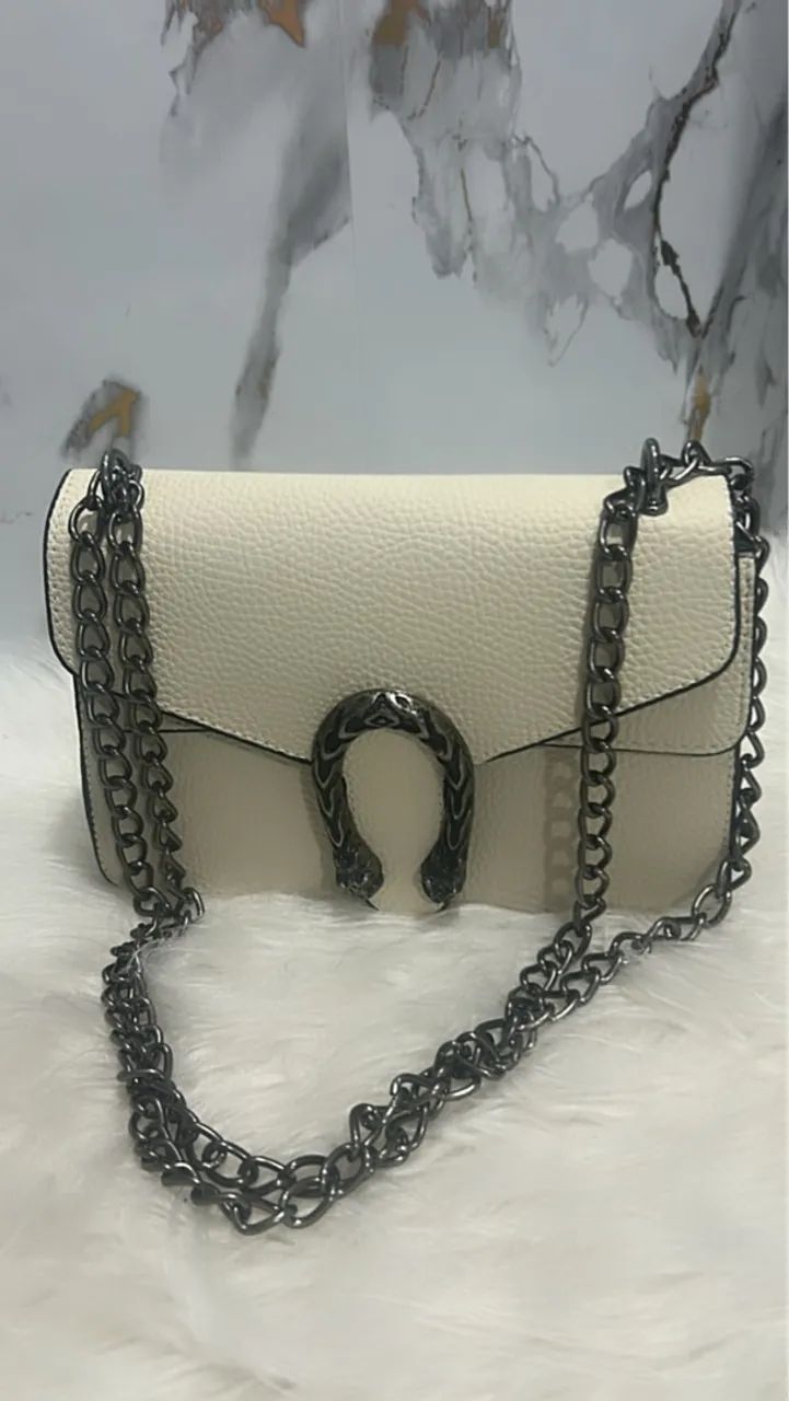 Bolsa de Ombro Off White NOVA!!! 140 - Foto 3