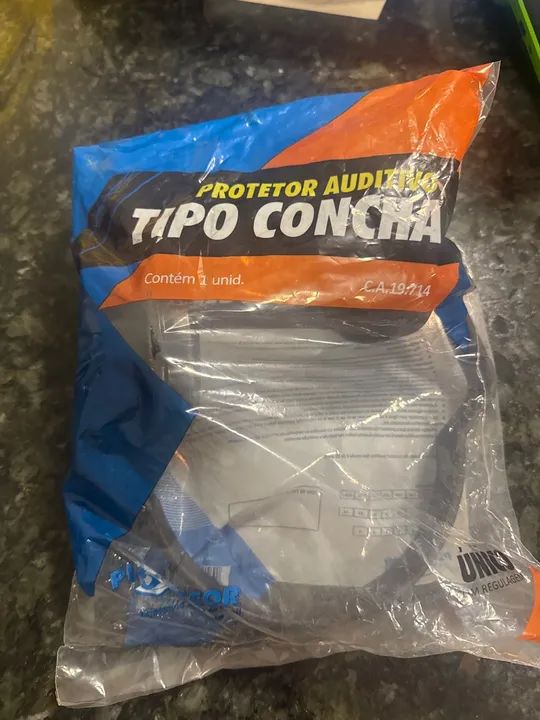 Protetor Auditivo Tipo Concha - Novo