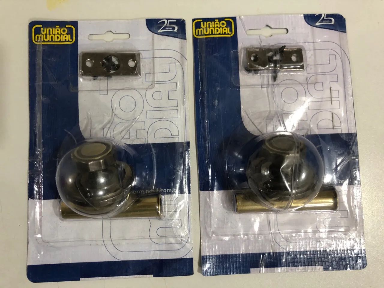 Par Trinco Baton Para Portas E Janelas Antique União Mundial - Foto 3
