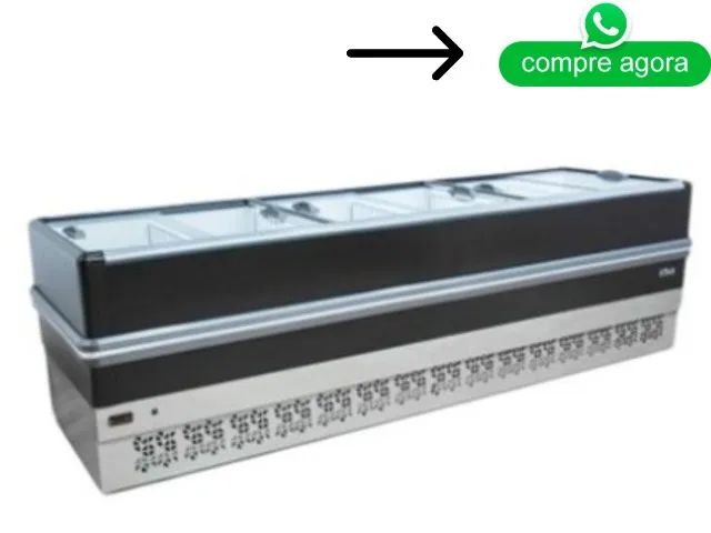 Ilha de Congelados 3M Polar 220v Preta