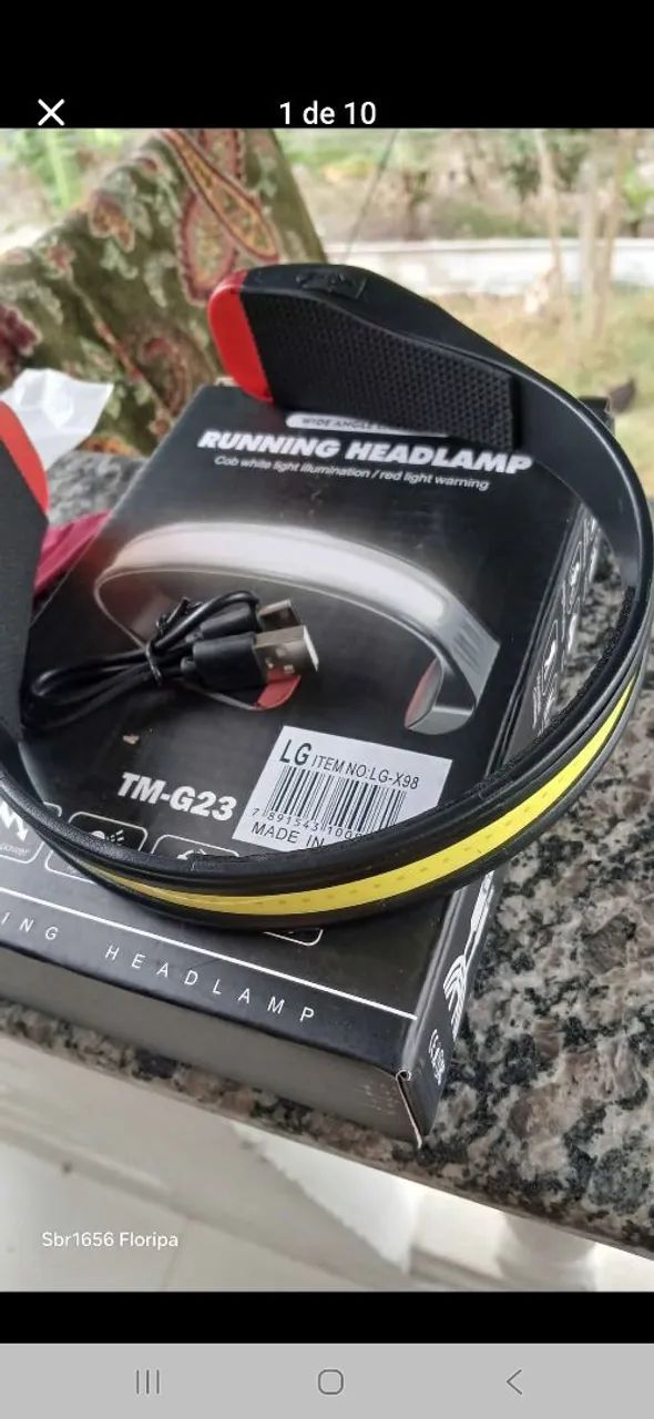 Lanterna de Cabeça LED - recarregáveis  - Foto 3