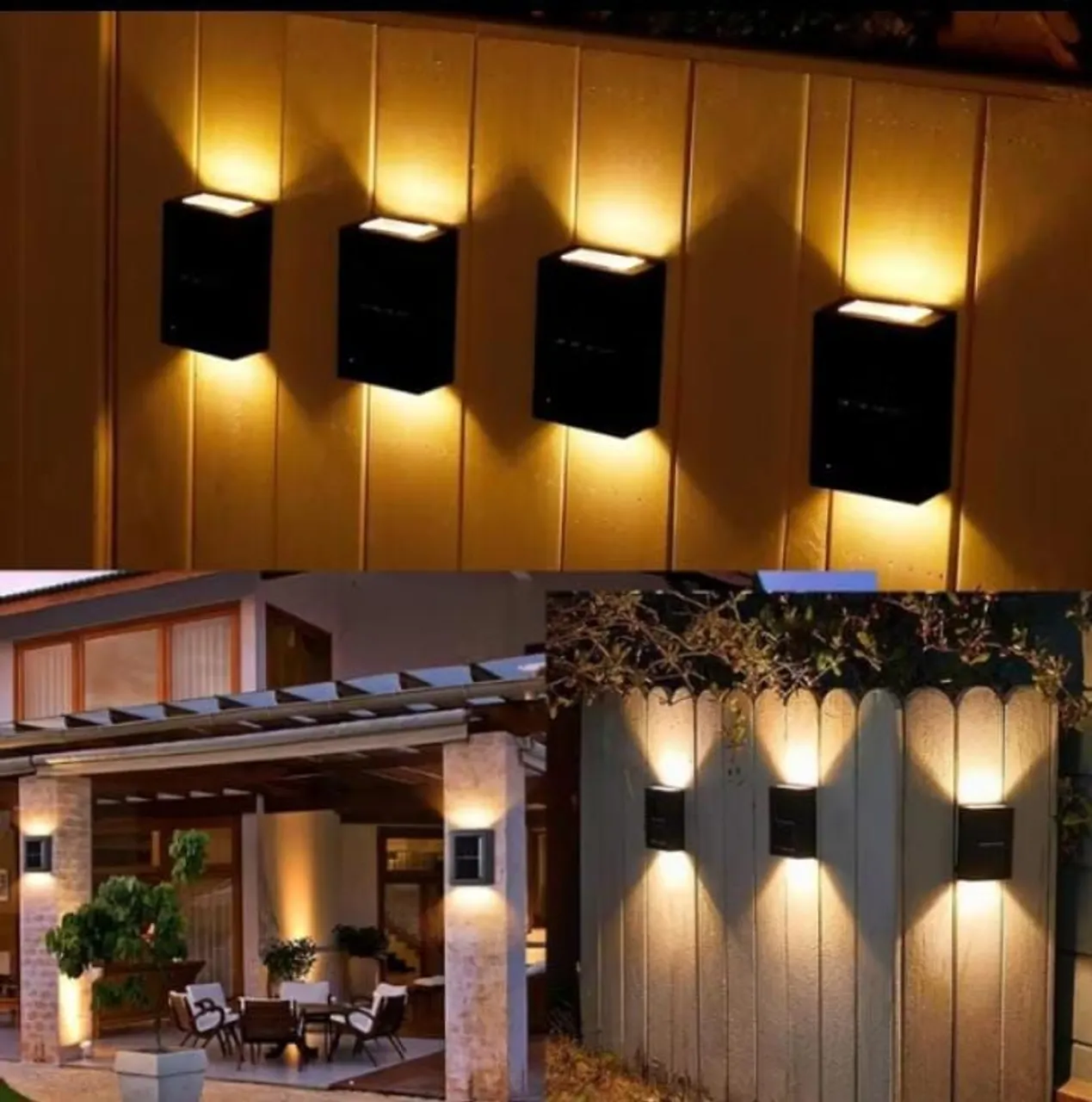 Luminária LED de Parede para área externa - Iluminação moderna e eficiente