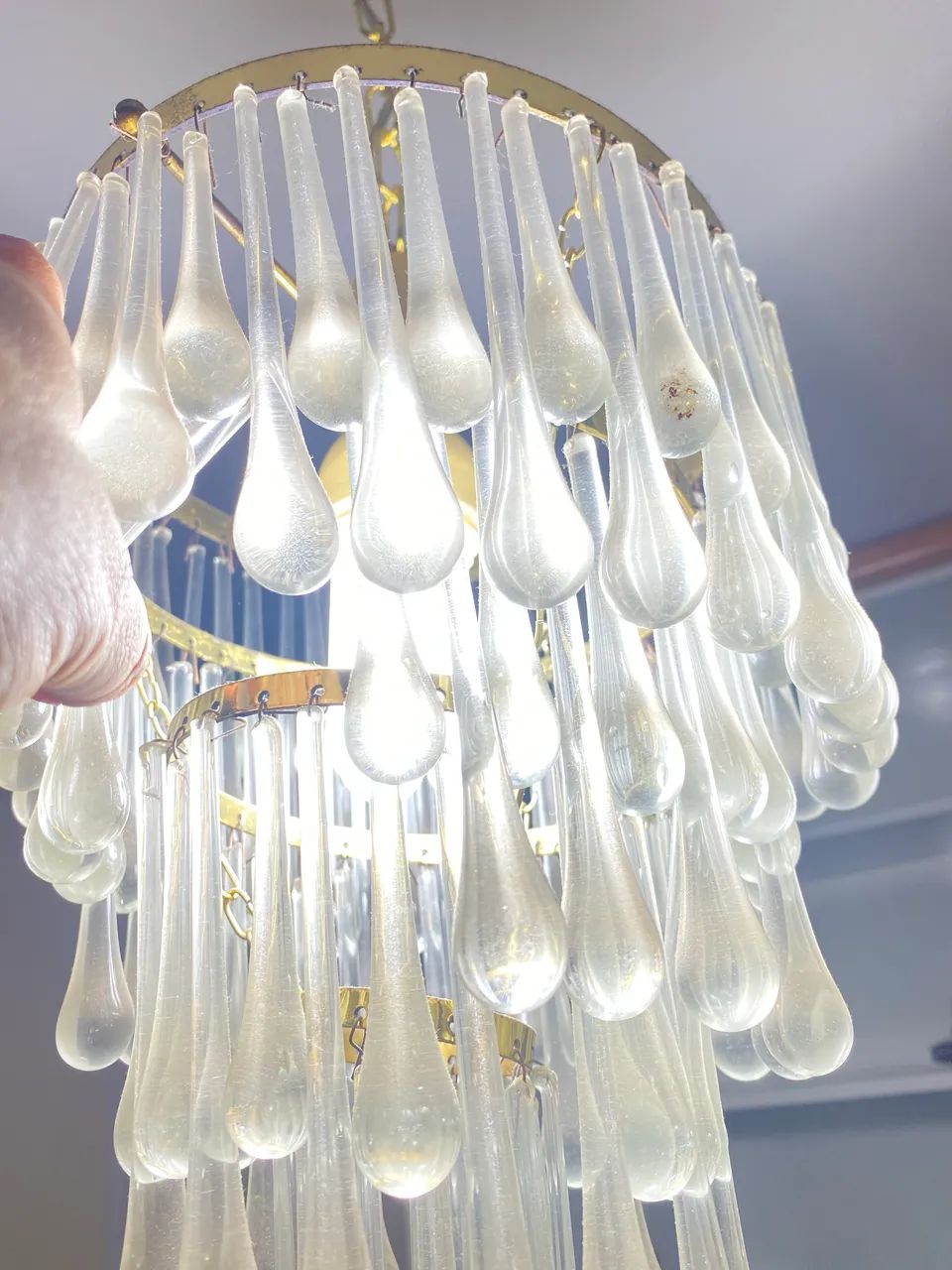 Lustre gotas de cristal - Foto 4