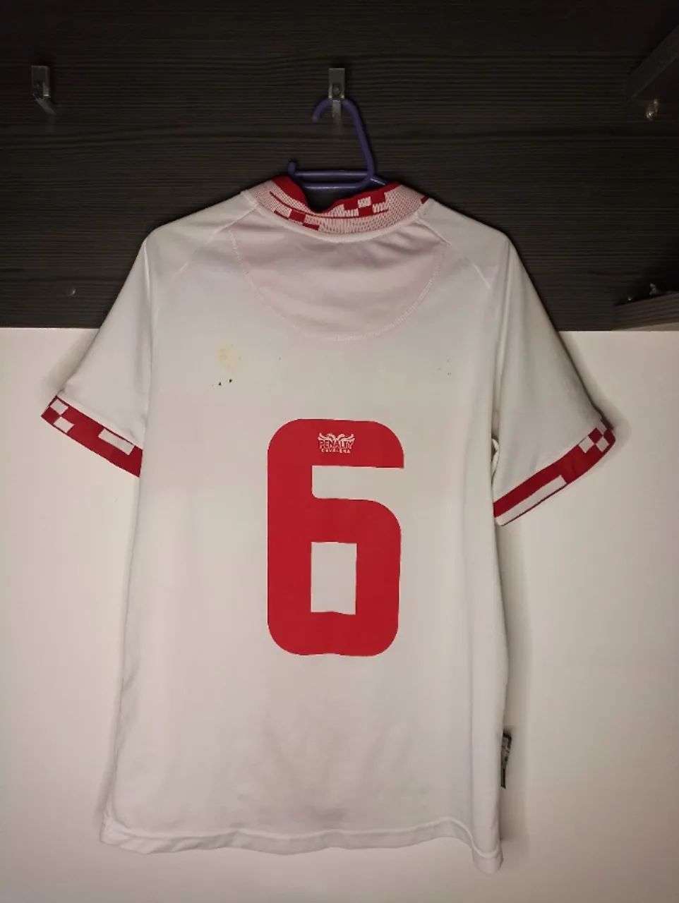 Camisa Vasco da Gama 2010 branca Penalty Cavalera - Tamanho M - Foto 4