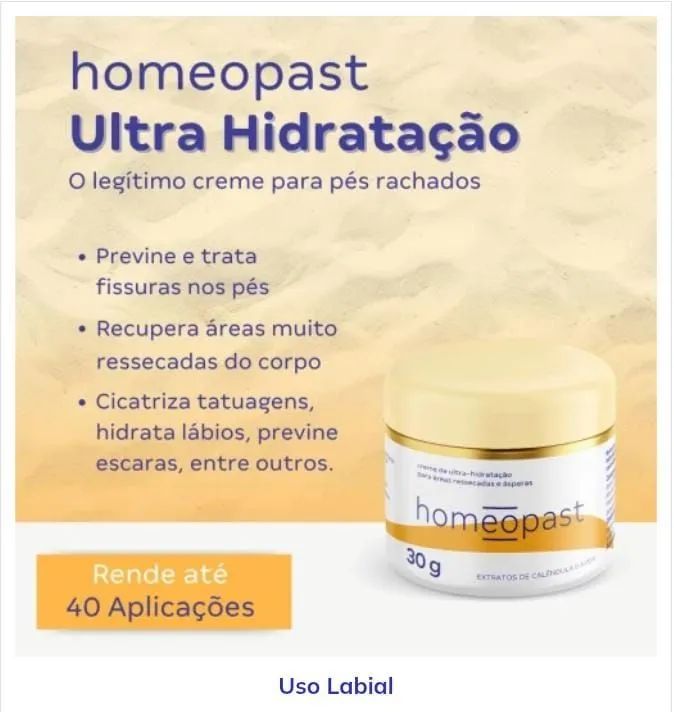 Homeopast Ultra Hidratação - Cuidado Completo para a Pele - Foto 2
