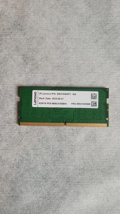Memória RAM para Notebook Adata, 8GB, DDR5-SODIMM, 5600MHz - Foto 2