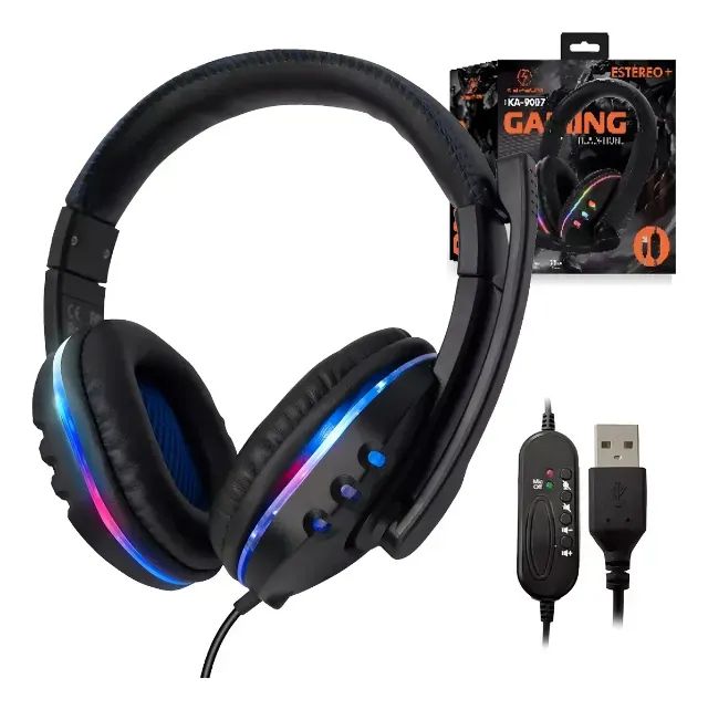 Headset Gamer Kapbom Ka-9007 Compatível C/ Pc, Notebook, Xbox e Playstation