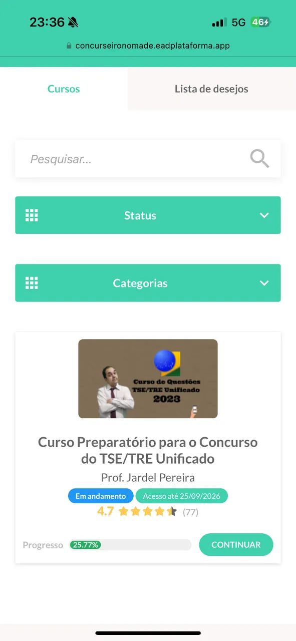 Curso Preparatório On-line TSE/TRE