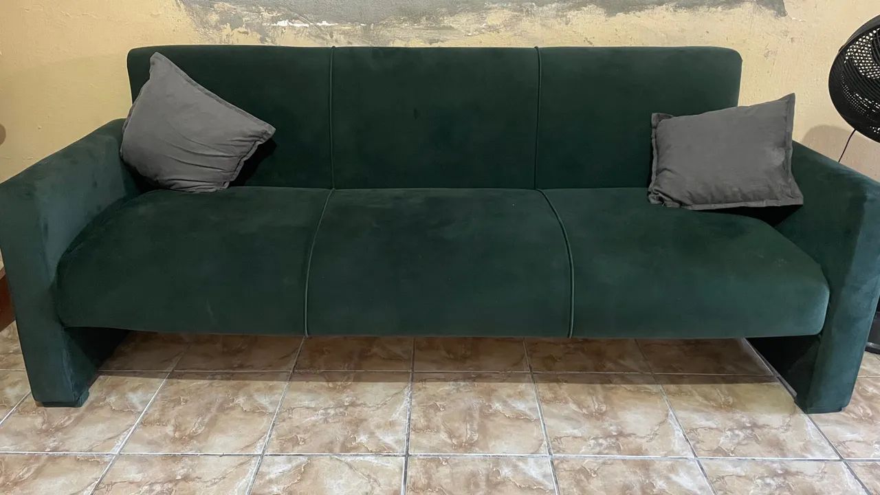 Sofá verde escuro moderno - Foto 2