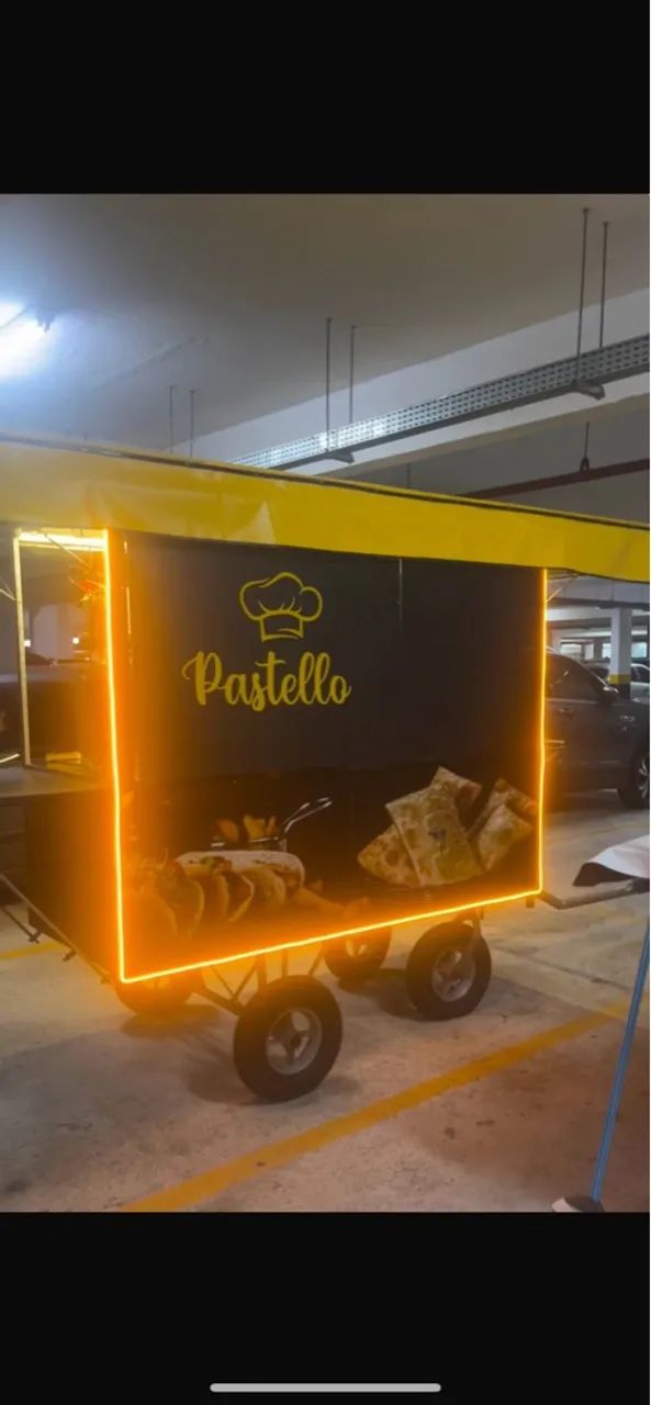 Carrinho com licença ambulante 