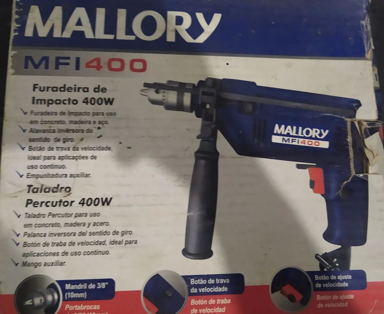 Furadeira de Impacto Mallory MF140064728516569474120