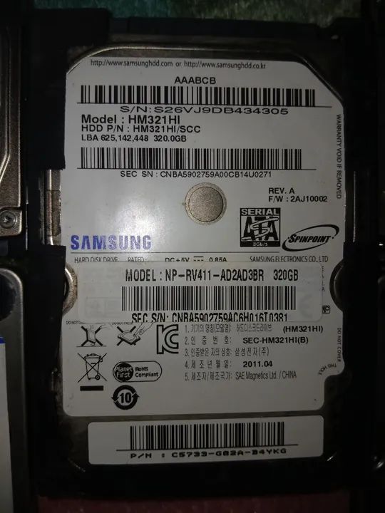 HDs SATA 500GB e 1TB, vários modelos, usados - Foto 6