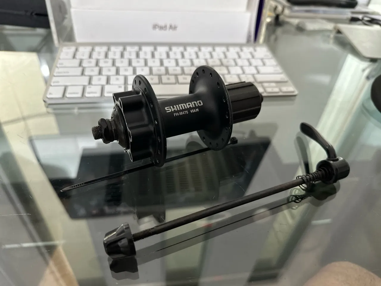 CUBO RODA TRASEIRA SHIMANO DEORE FH-M475 9mm 32 FUROS DISCO 6 PARAFUSOS
