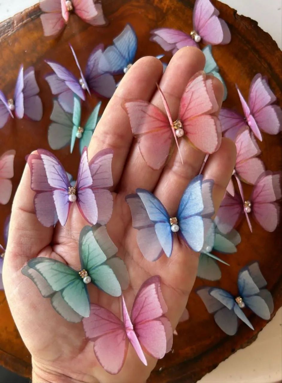 Borboletas 3D Impressa 