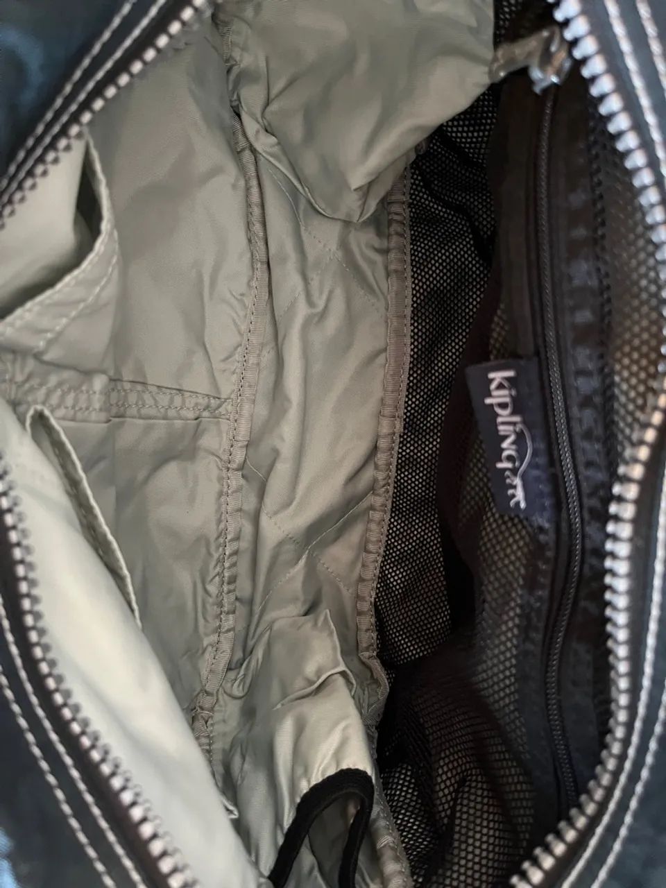 Bolsa maternidade Kipling original Azul com trocador - Foto 2