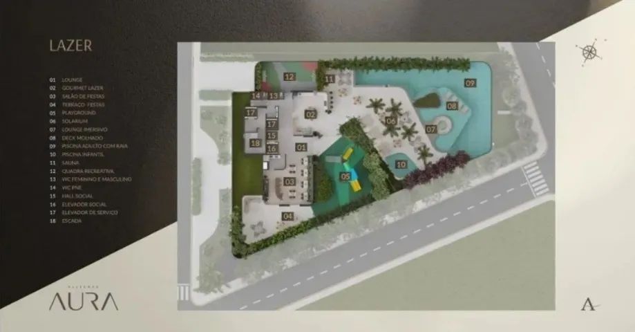 Apto 4/4 com 4 suítes no Condomínio Aura de 214 m², 4 vagas por 2.945.000 - Foto 4