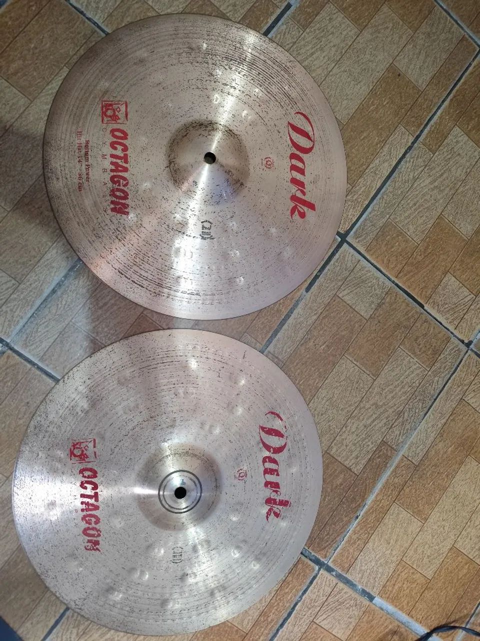 Kit de  pratos Octagon dark 