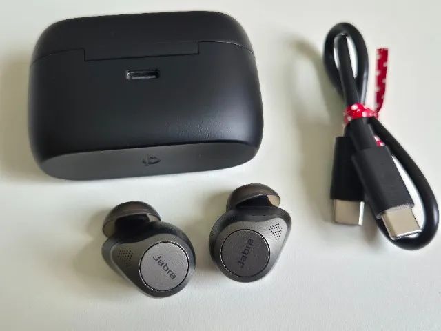 Fones Jabra Elite 85t In Ear Bluet ANC Q Novo Perf Gar Orig Loja até 12x Sp Cps Sjc - Foto 6