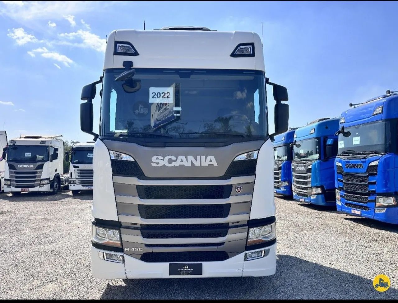 SCANIA R-450 6X2<br>2022/2022<br>CABINE RH (TETO ALTO)