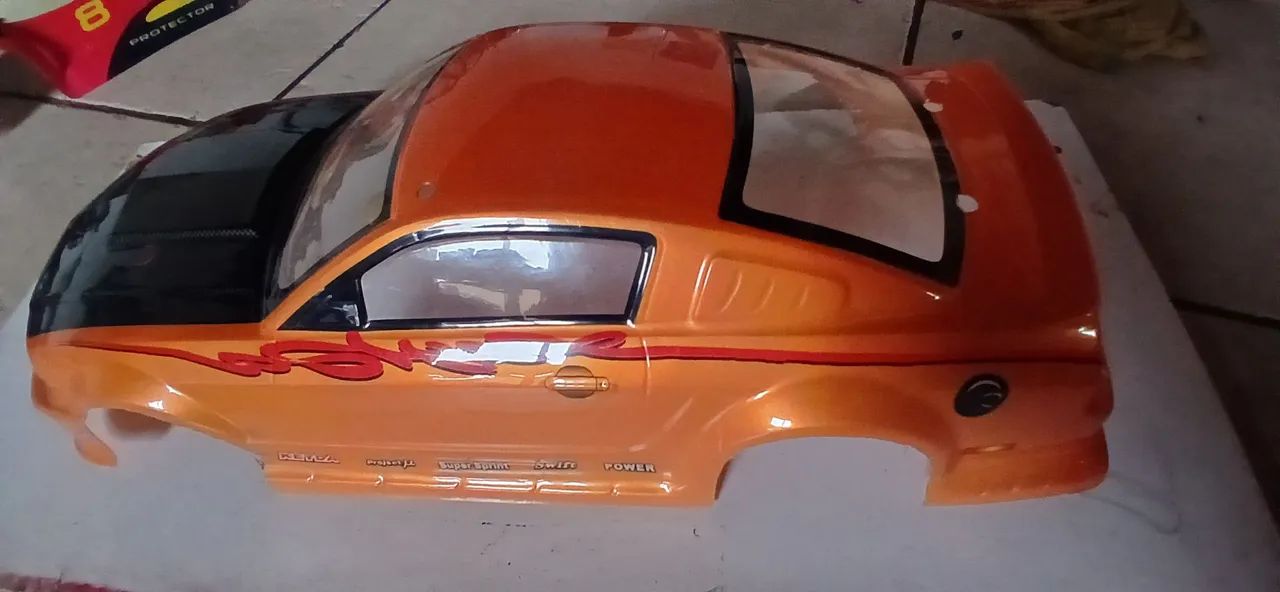 Bolha automodelo serve em tamiya e kyosho nova . Mustang gold . Unica na OLX 1/10 - Foto 6