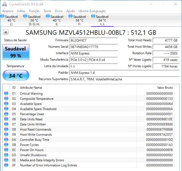ssd nvme 512gb samsung mod 2280  - Foto 5