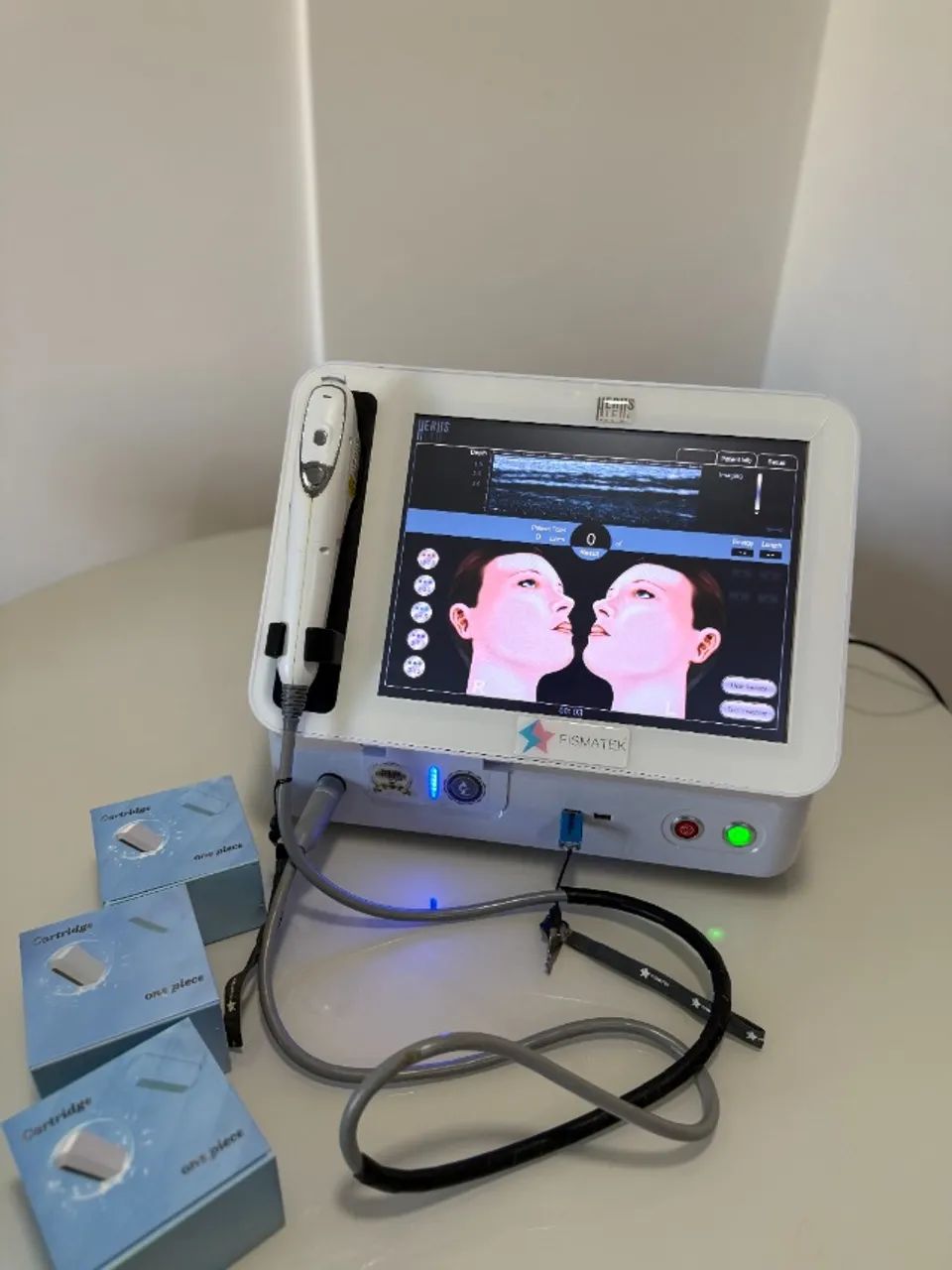 Ultrassom Microfocado Herus Hifu Fismatek C/ Nota Fiscal + 2 ponteiras