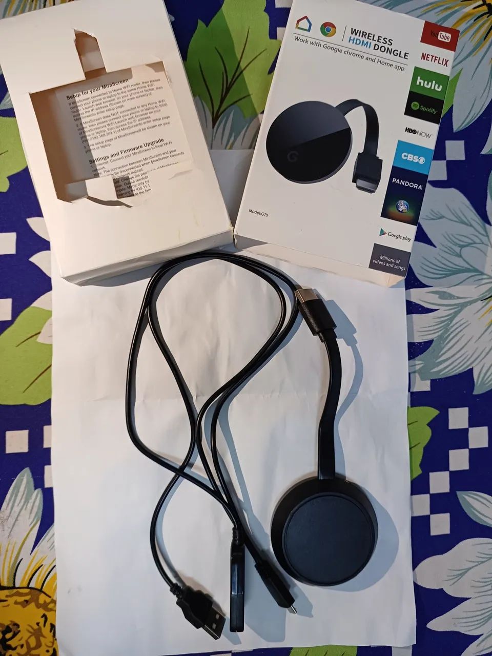 Google Chromecast novo na caixa