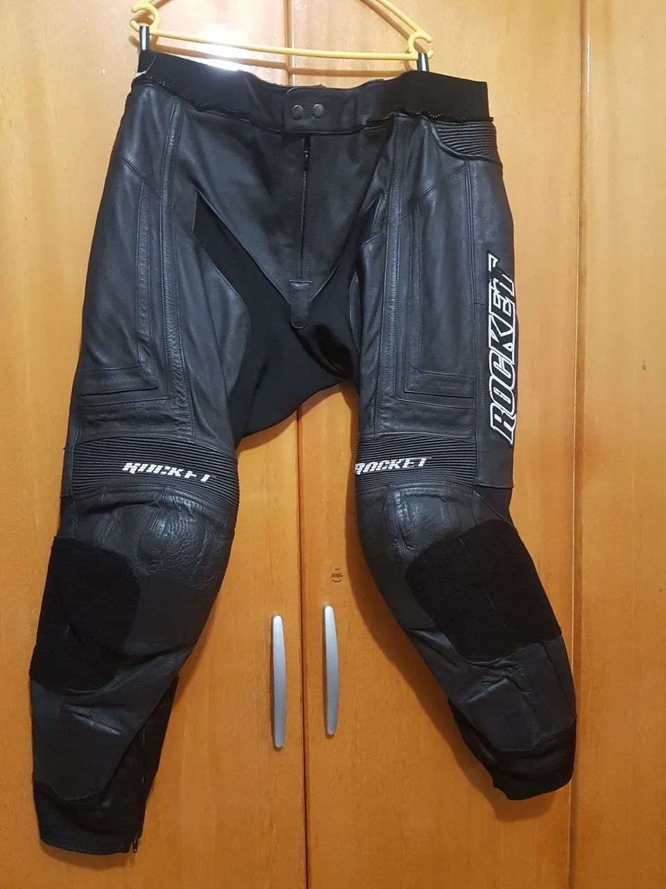 Calça Moto Couro Rocket - Foto 4