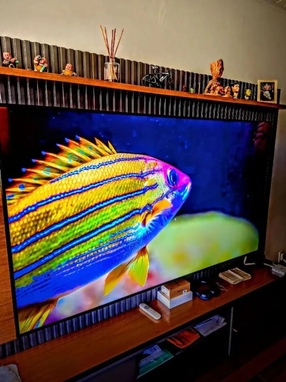 TV 75 Samsung Crystal 4K AU8000 com Xbox e Alexa, no Plástico Caixa e Nota Fiscal