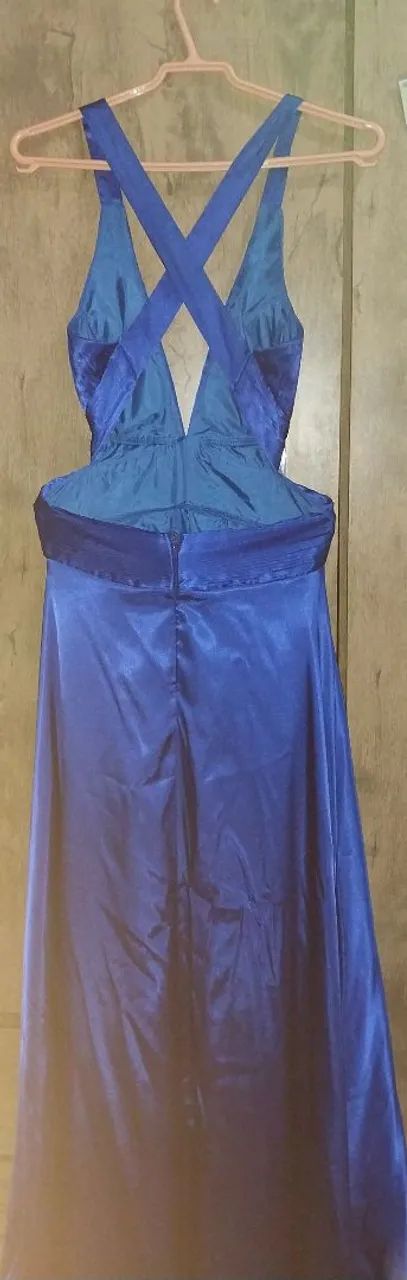 Vestido azul  para ocasiões especiais.  - Foto 4