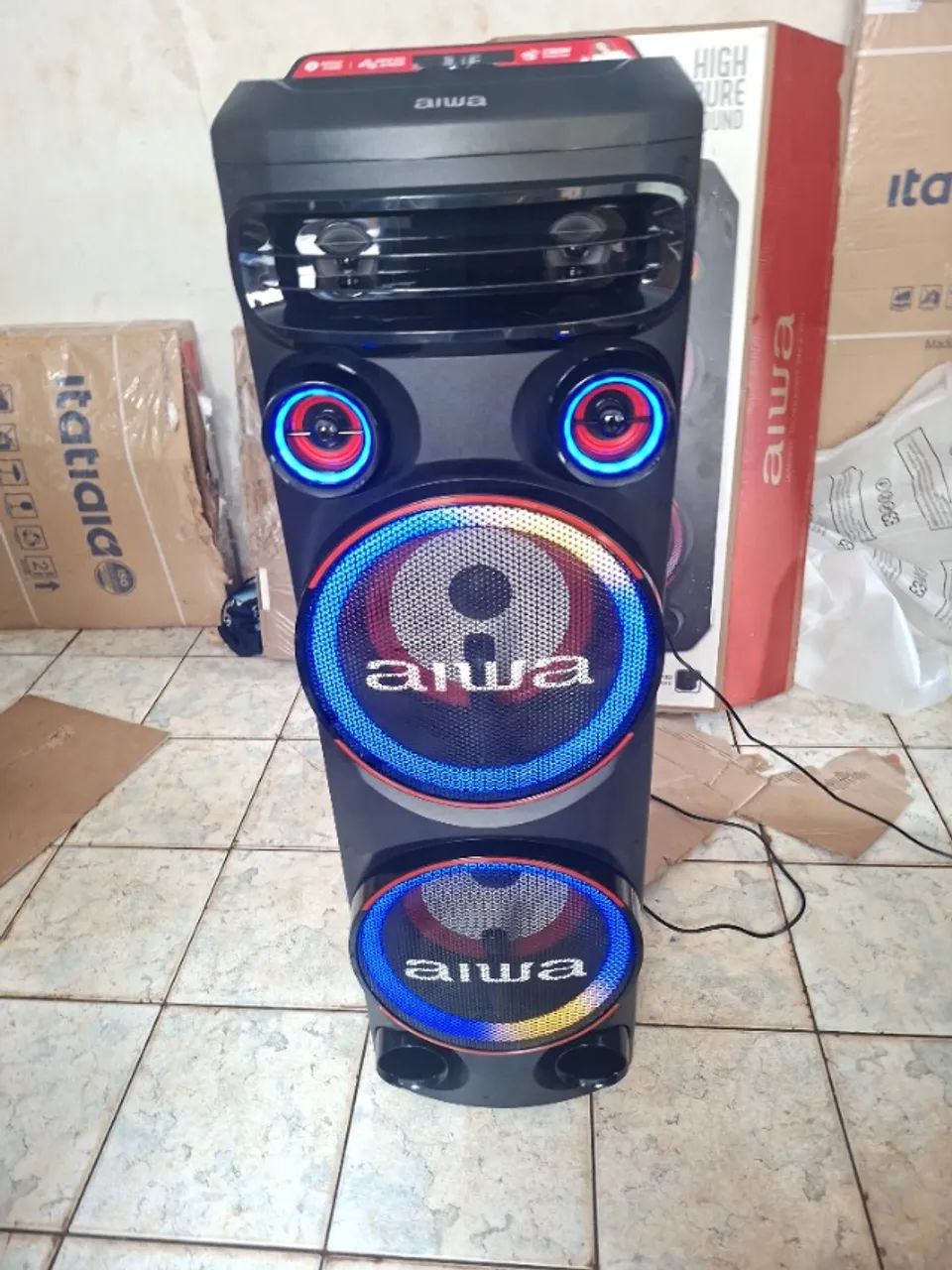 Caixa de som Aiwa 1500W - Foto 3
