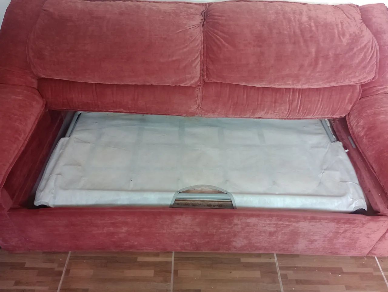Sofa cama vermelho - Foto 2