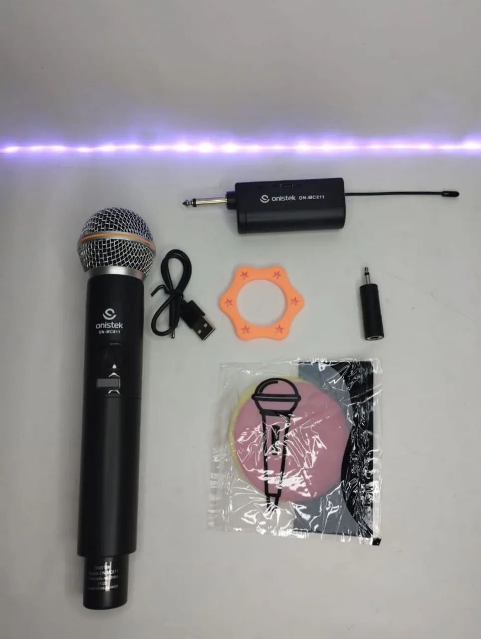 Microfone Sem Fio Onistek MC811 - Novo! - Foto 2