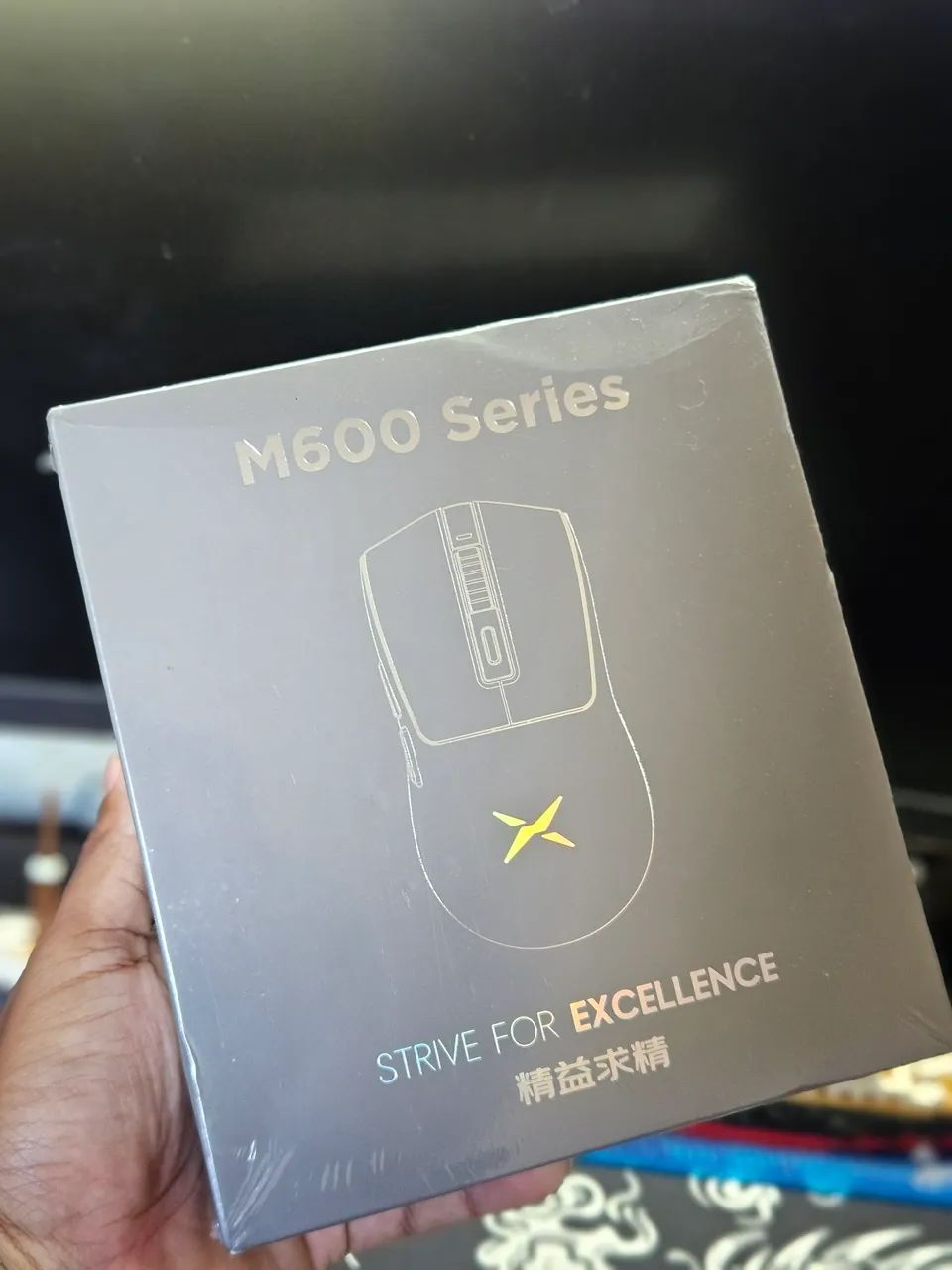 Mouse sem fio Delux M600 PRO LACRADO SENSOR PAW339564842049416066120