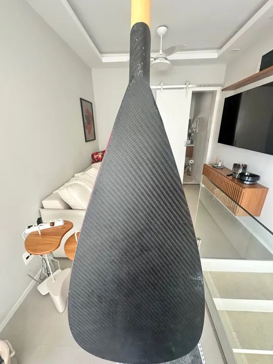 Remo canoa havaiana rum carbono pouco uso - Foto 4