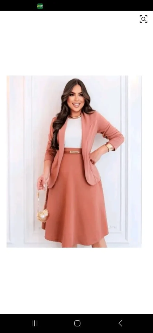 Conjunto Social Feminino Elegante