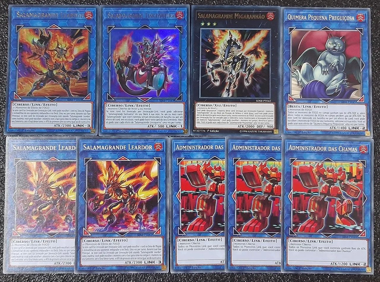 Deck estrutural queima almas cartas originais de yu-gi-oh - Foto 4