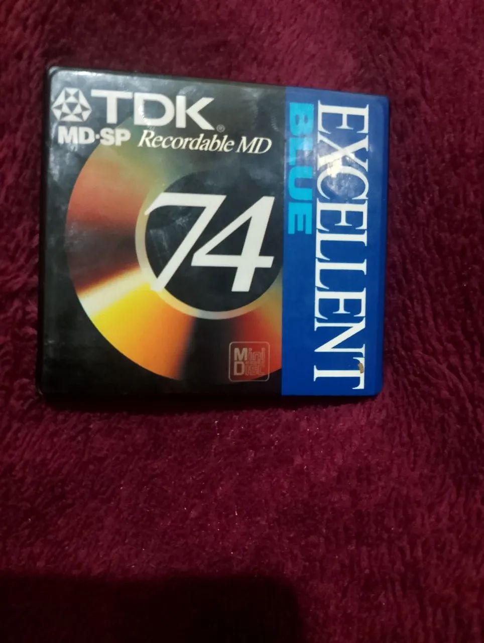MiniDisc TDK MD-SP 74 Excelente Blue - Foto 2