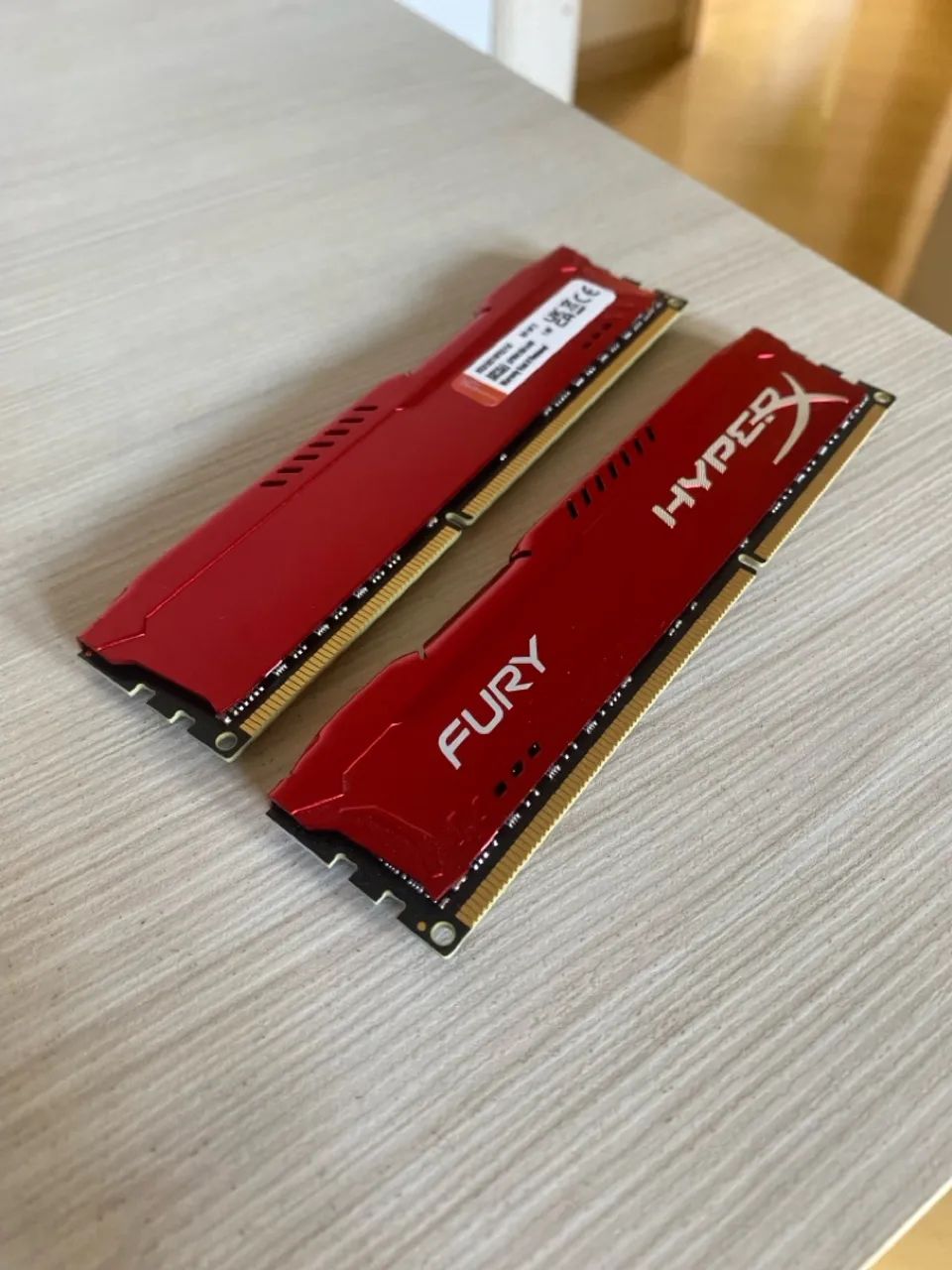 Memória RAM HyperX Fury 2x8GB DDR3 1866Mhz com Dissipador de Calor