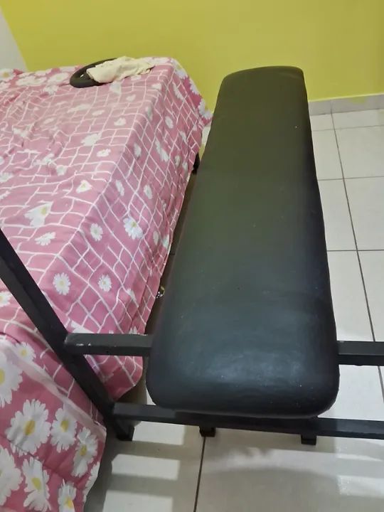 Banco de supino com suporte - Foto 6