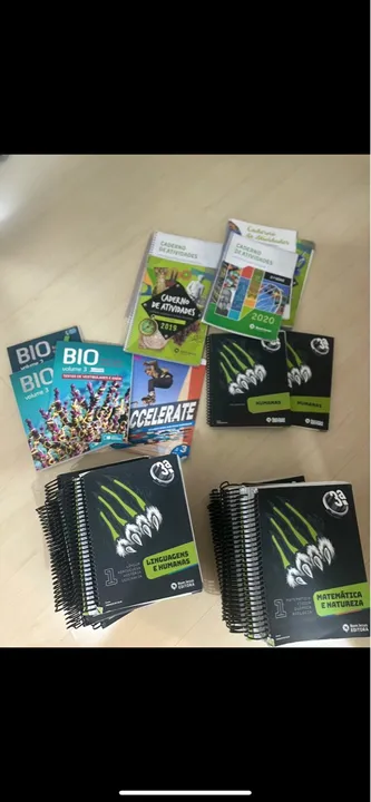 Livros pré vestibular / cursinho 