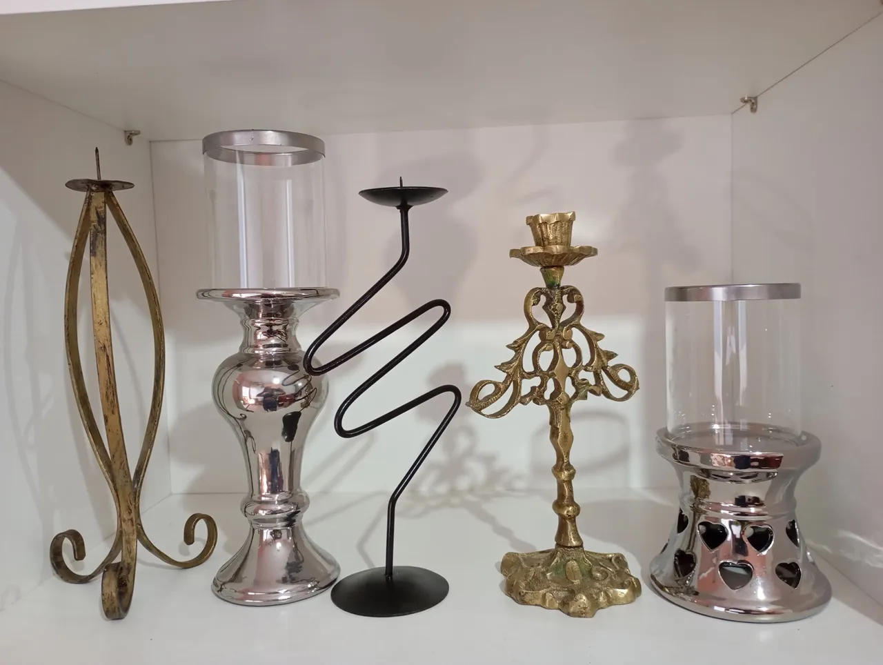 Conjunto de Candelabros Decorativos
