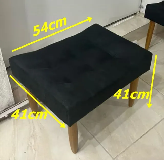 Par de banquetas (sem uso, aceito cartão)