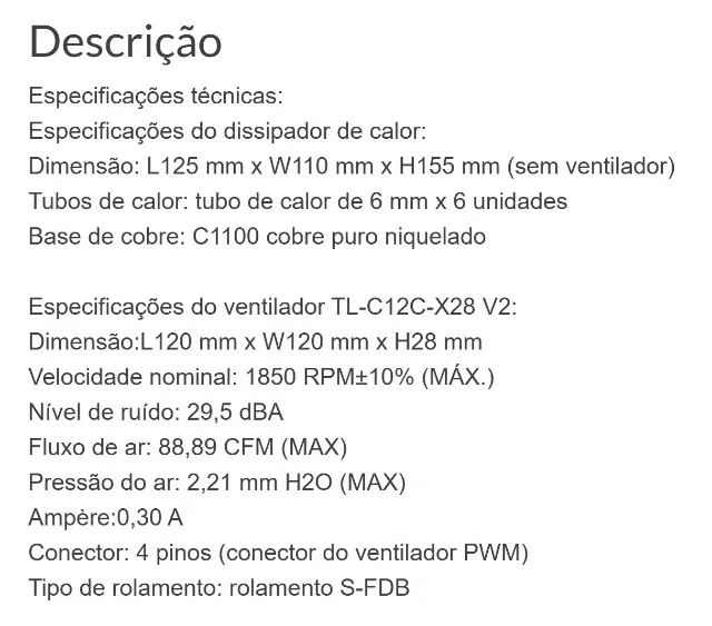 *NOVO* Thermalright PA120SE V2 (Peerless Assassin 120 SE V2) Air Cooler - Foto 6
