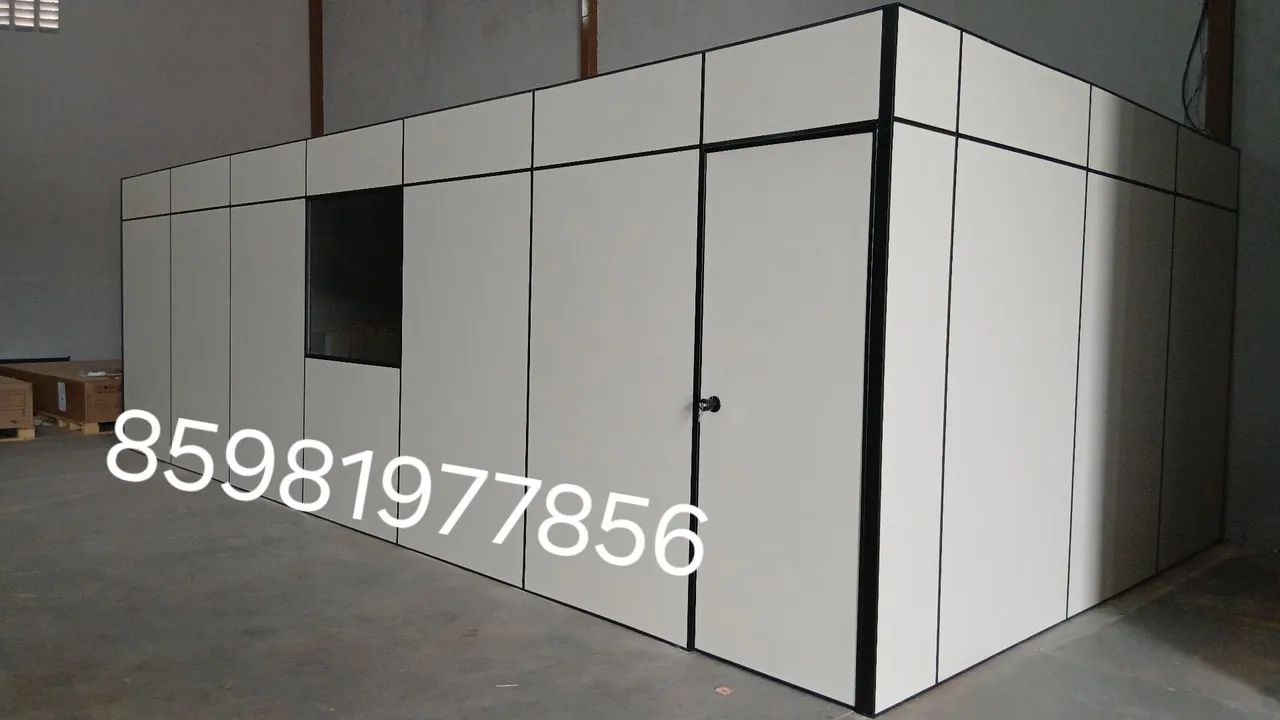 Divisórias Eucatex e forro PVC contato.. *