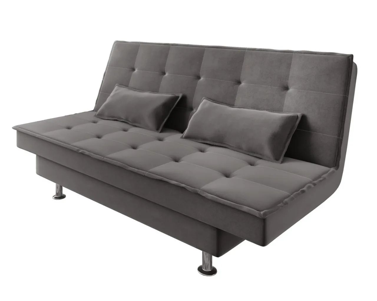 Sofá Cama  Cinza NOVO ENTREGA 