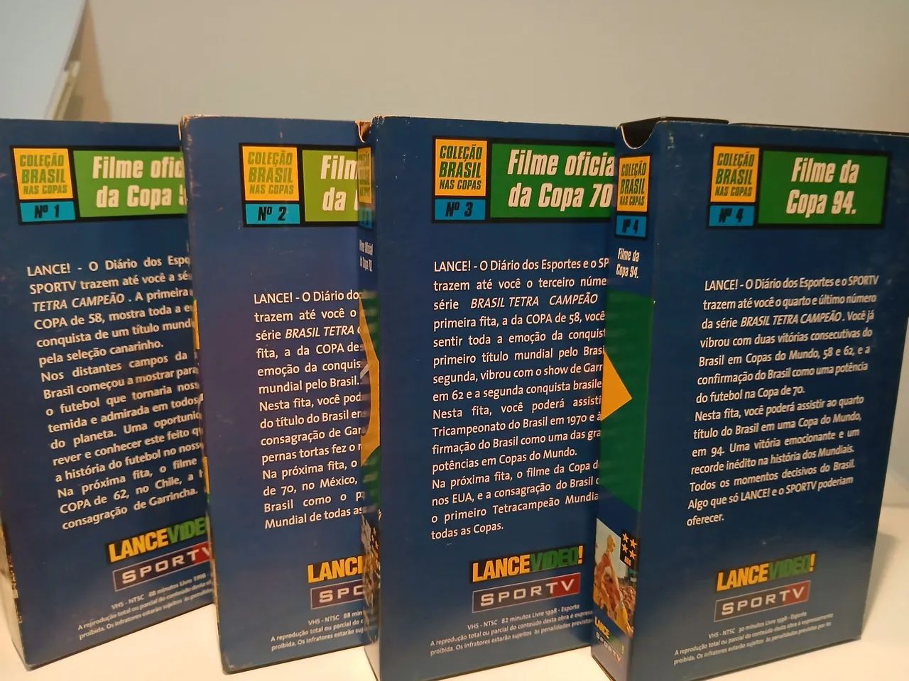 Antiguidades: Fitas VHS coleção Brasil nas copas - Foto 3