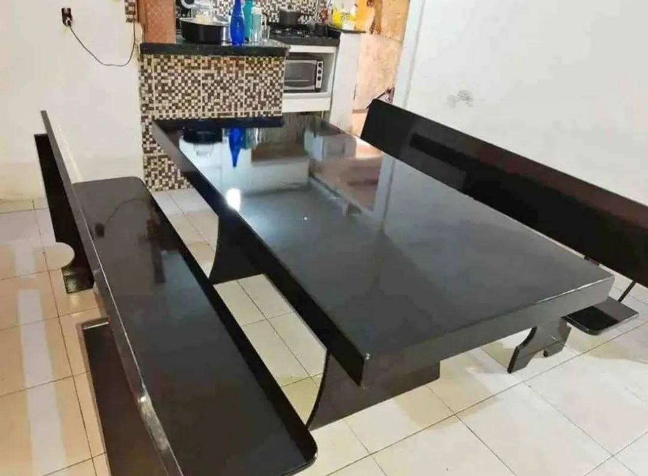 **Arte e Funcionalidade: Móveis de Ardósia Preto Raro para Sua Decoração!"** - Foto 2